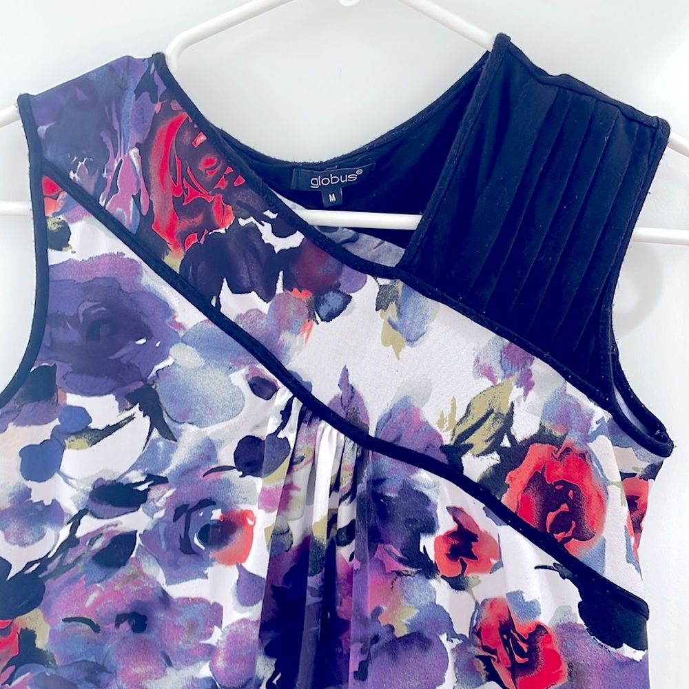 Beautiful tank top in watercolor floral print